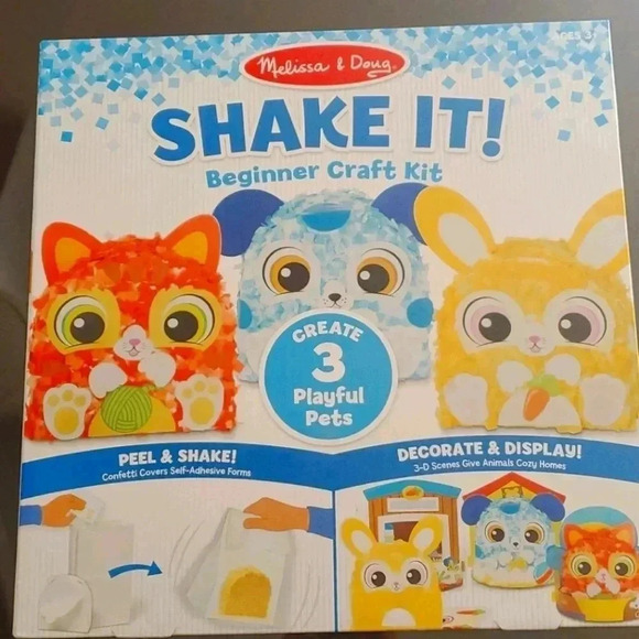 MELISSA & DOUG SHAKE IT CRAFT KIT - Picture 1 of 1